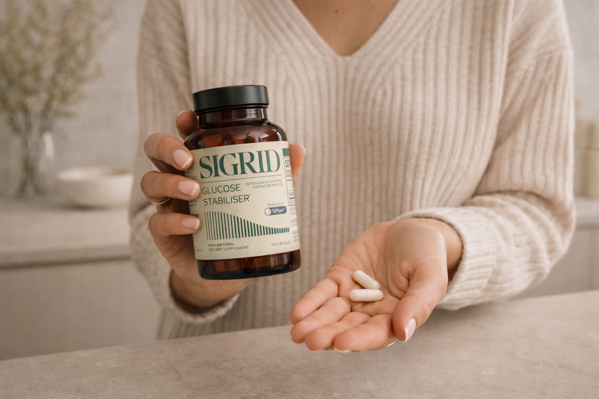 SIGRID Glucose Stabilizer capsules containing SiPore®
